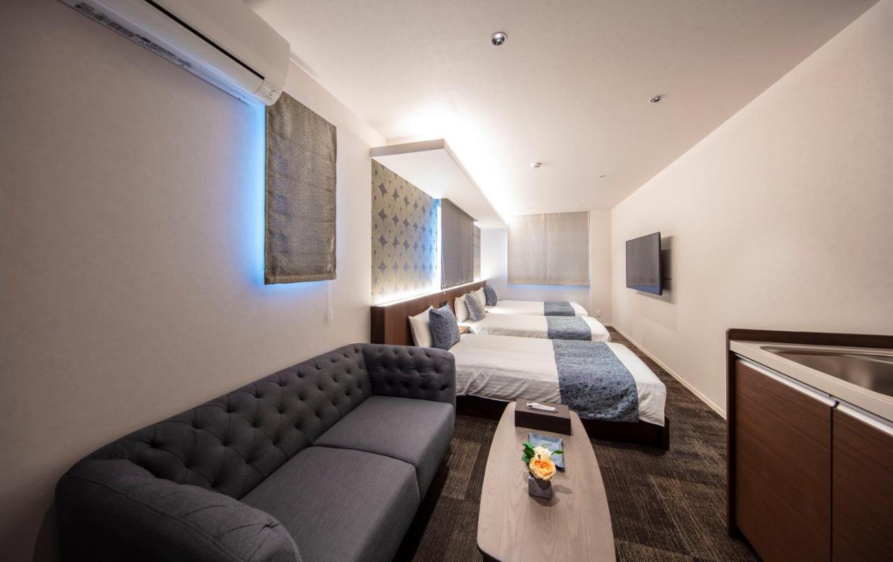 GRAND BASE Okayama Ekimae Apart otel Dış mekan fotoğraf