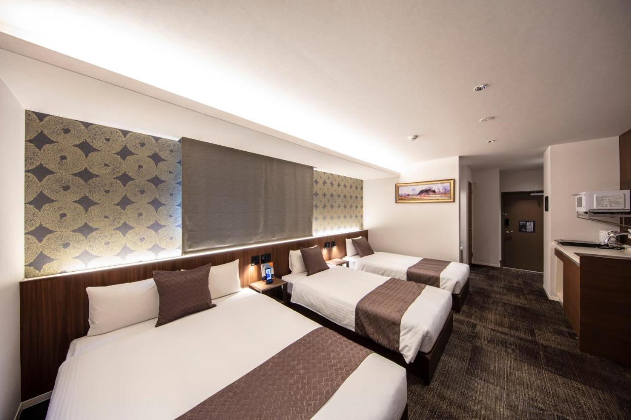 GRAND BASE Okayama Ekimae Apart otel Dış mekan fotoğraf