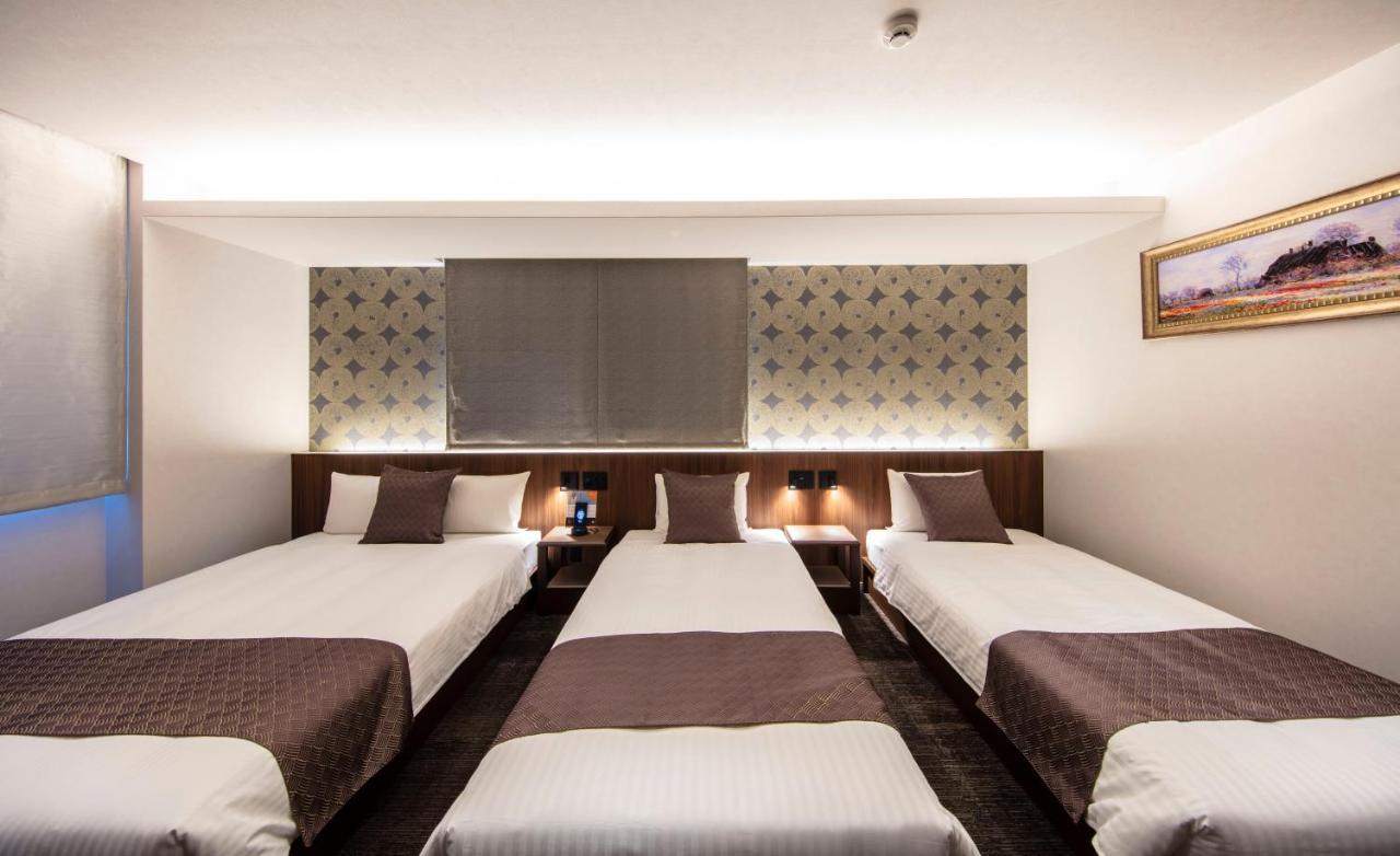 GRAND BASE Okayama Ekimae Apart otel Dış mekan fotoğraf