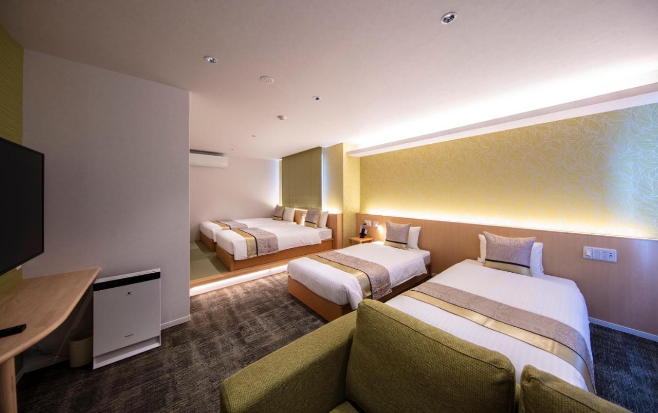 GRAND BASE Okayama Ekimae Apart otel Dış mekan fotoğraf